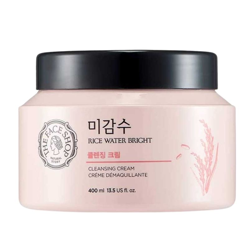 The face shop rice water bright cleansing cream - 400ml The face shop rice water bright cleansing cream - 400ml