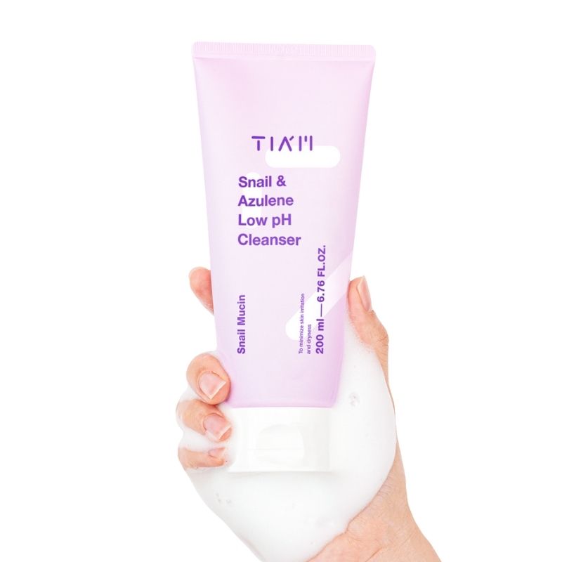 Tiam snail & azulene low pH cleanser - 200ml Tiam snail & azulene low pH cleanser - 200ml