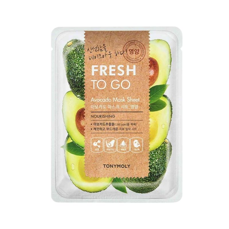 Tonymoly Fresh To Go Avocado Mask Sheet - 25g Tonymoly Fresh To Go Avocado Mask Sheet - 25g