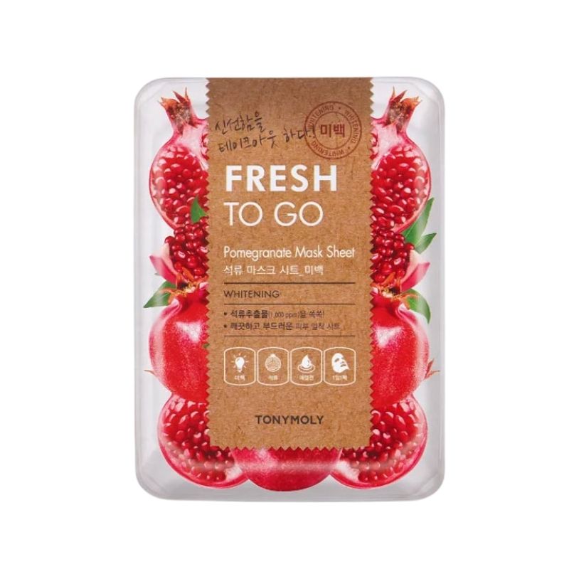 Tonymoly Fresh To Go Pomegranate Mask Sheet - 25g Tonymoly Fresh To Go Pomegranate Mask Sheet - 25g