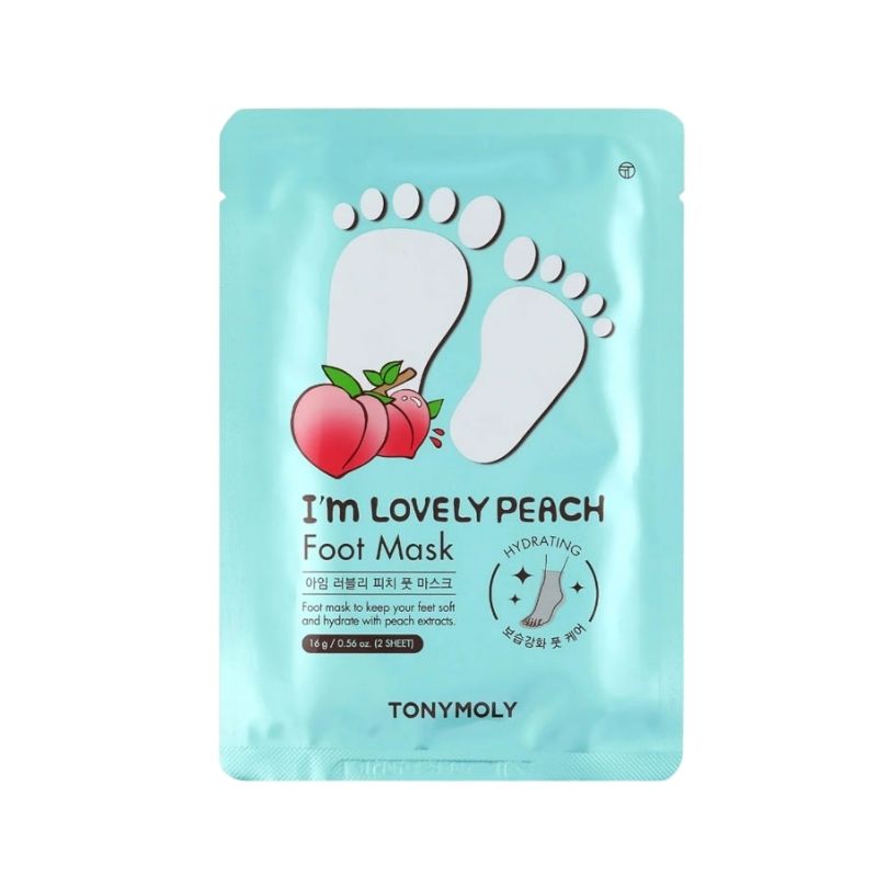 Tonymoly I'm Lovely Peach Foot Mask - 16g Tonymoly I'm Lovely Peach Foot Mask - 16g