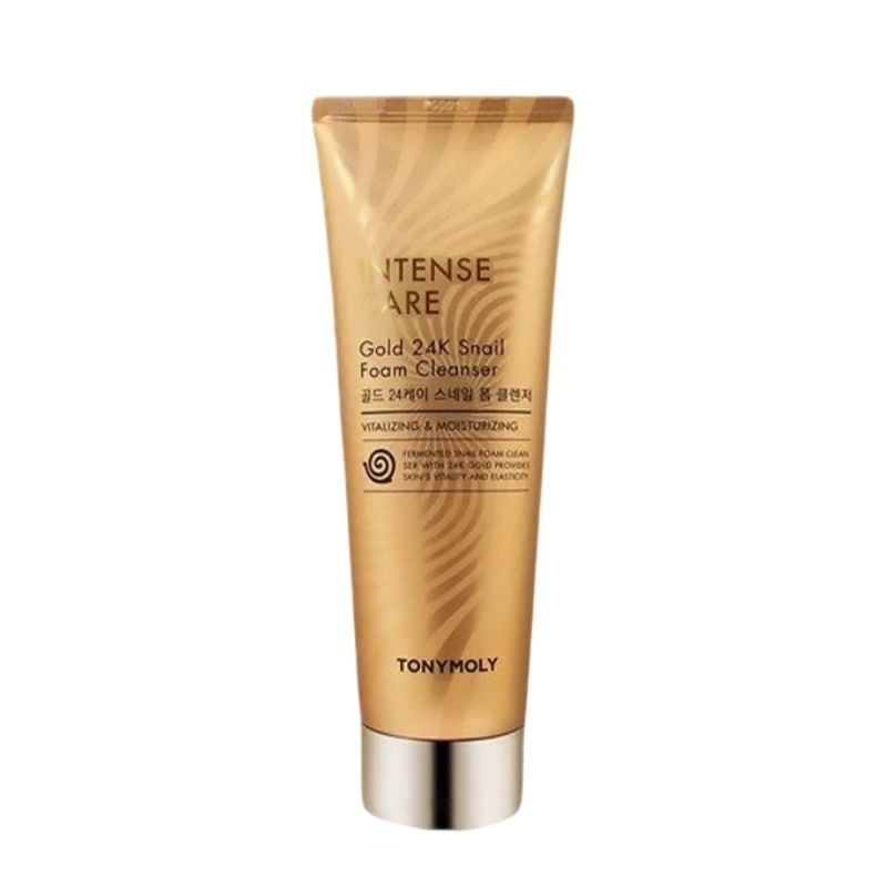 Tonymoly Intense Care Gold 24k Snail Foam Cleanser - 150ml Tonymoly Intense Care Gold 24k Snail Foam Cleanser - 150ml