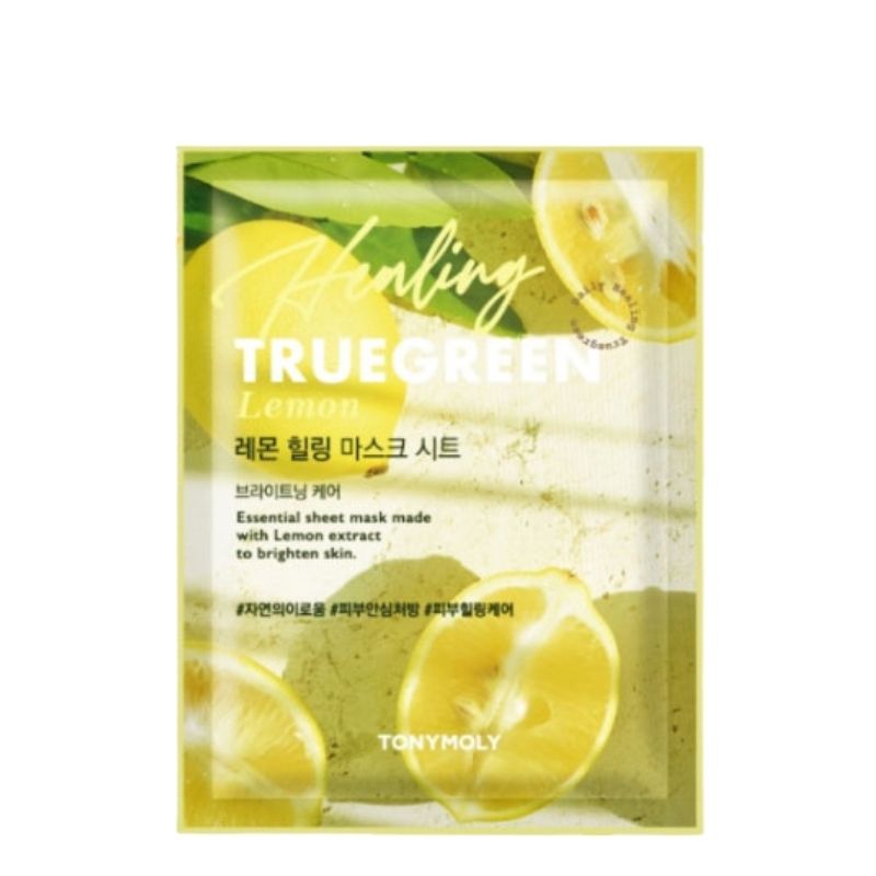 Tonymoly Truegreen Lemon Healing Mask Sheet - 20g Tonymoly Truegreen Lemon Healing Mask Sheet - 20g