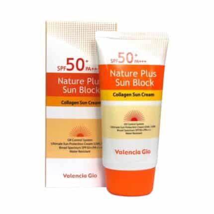 Valencia Gio Nature Plus Sun Block Collagen Sun Cream (SPF 50+_PA+++) – 70ml