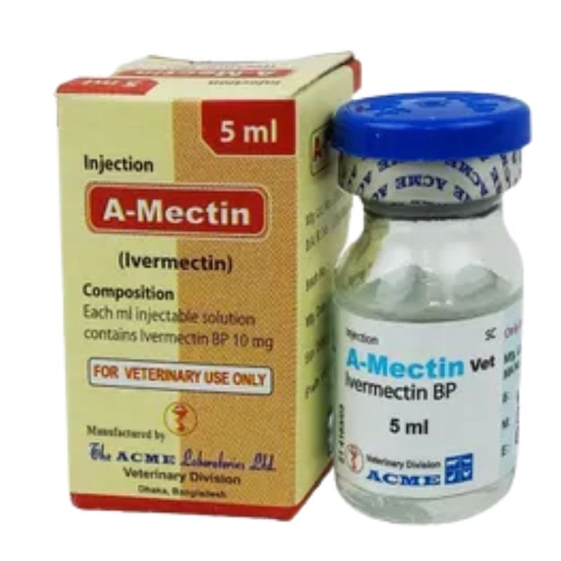 A-Mectin Vet Injection 5ml A-Mectin Vet Injection 5ml