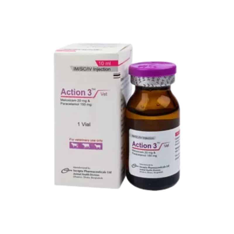 Action 3 Vet 10ml Injection Action 3 Vet 10ml Injection