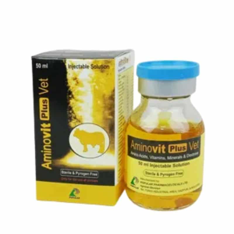 Aminovit Plus Vet Injectable Solution 50ml Aminovit Plus Vet Injectable Solution 50ml