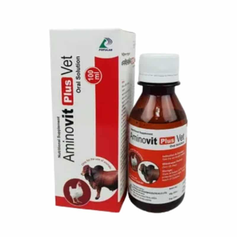 Aminovit Plus Vet Oral Solution 100ml Aminovit Plus Vet Oral Solution 100ml