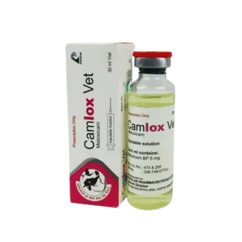 Camlox Vet Injectable Solution 30ml Camlox Vet Injectable Solution 30ml