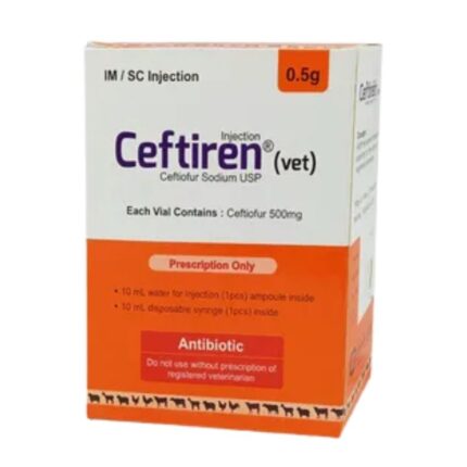 Ceftiren 0.5gm IM/SC Injection