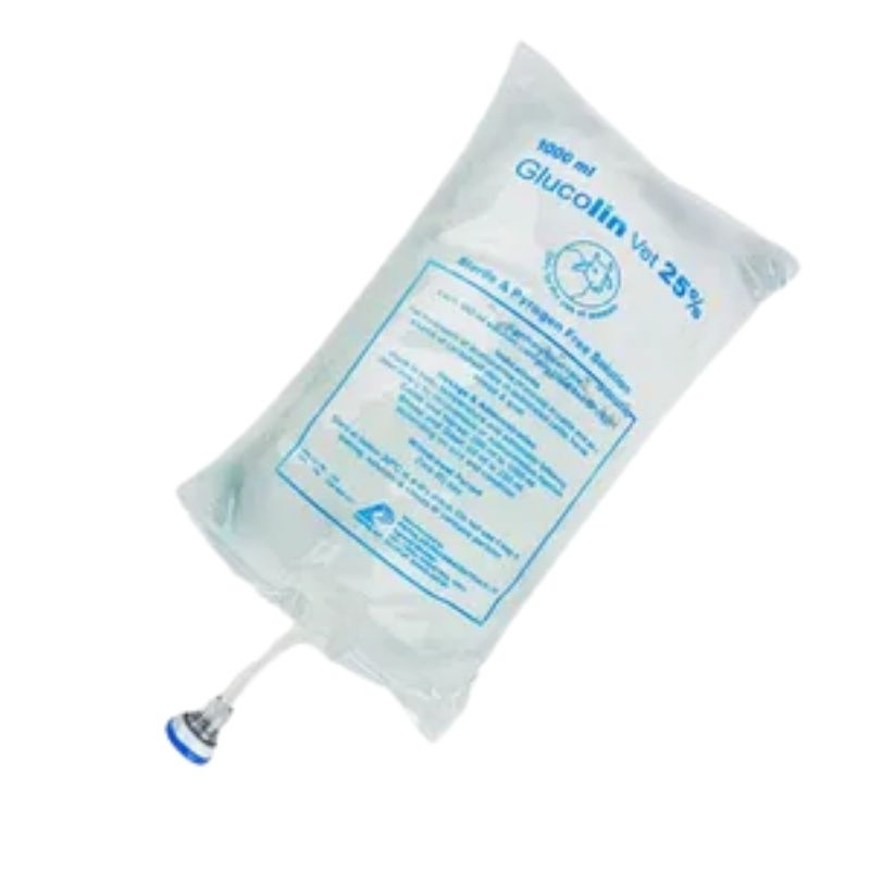 Glucolin Vet 25% 1000ml Infusion Glucolin Vet