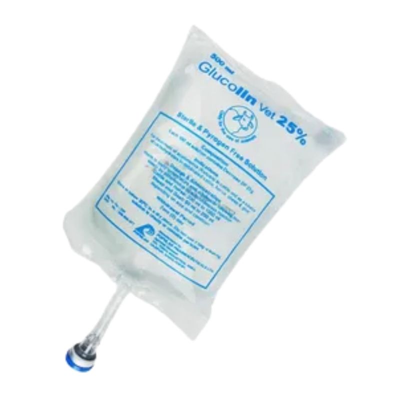 Glucolin Vet 25% 500ml Infusion Glucolin Vet 25% 500ml Infusion