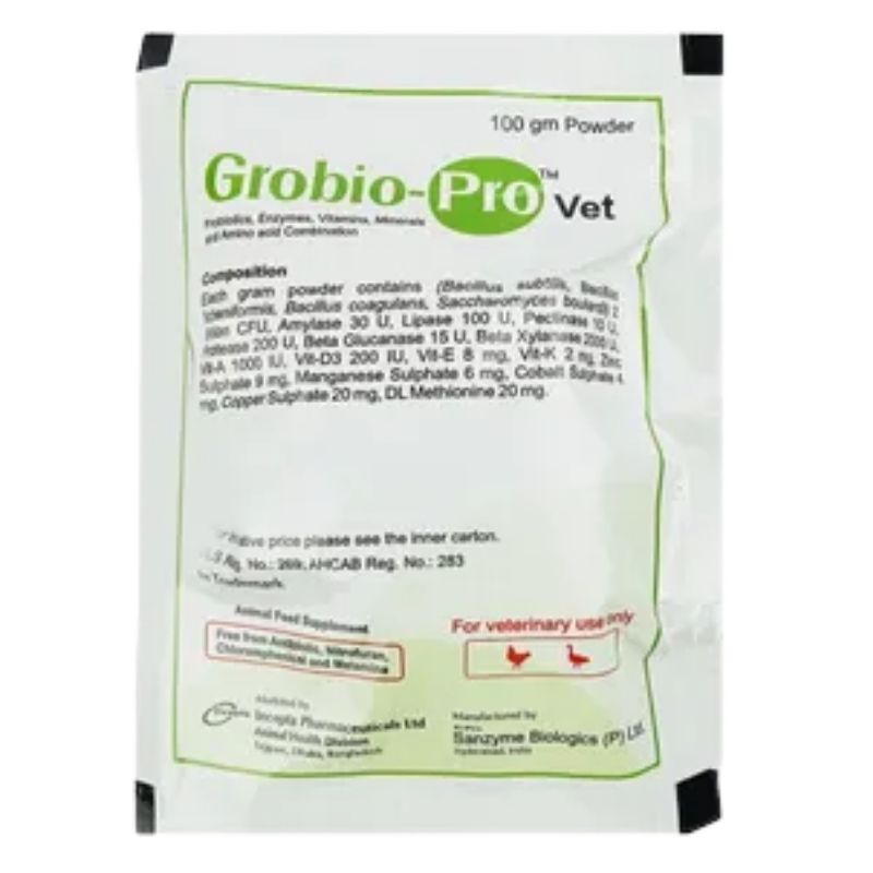 Grobio-Pro Vet 100gm Grobio-Pro Vet 100gm