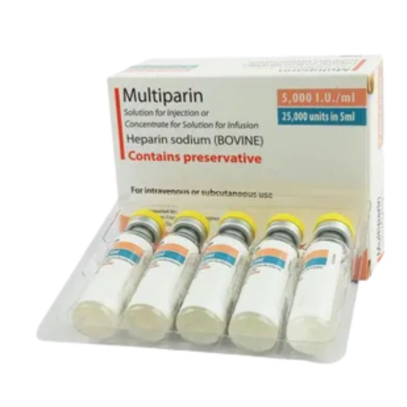 Multiparin injection - (5000 I.U_ML+25000units) Multiparin injection - (5000 I.U/ML+25000units)