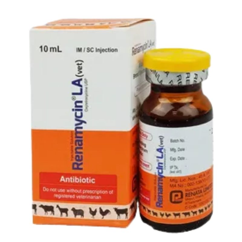 Renamycin LA 10ml Injection (Vet) Renamycin LA 10ml Injection (Vet)