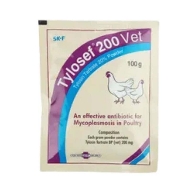 Tylosef 200 Vet 100gm Tylosef 200 Vet 100gm