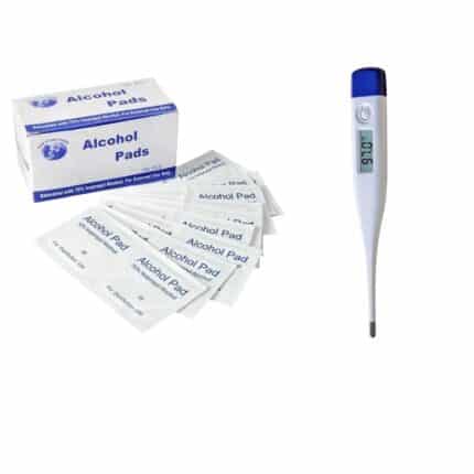 Alcohol Pad+Digital Thermometer