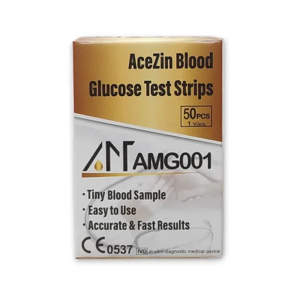Acezin Blood Glucose Test Strips 50pcs