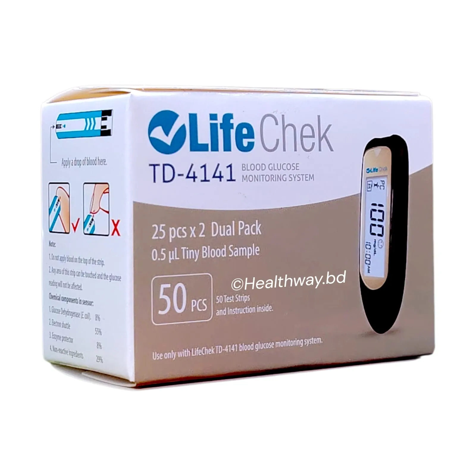 Strips_TD-4141.original.jpegquality-60.format-webp Life Chek TD-4141 Blood Glucose Test Strip - Image 1