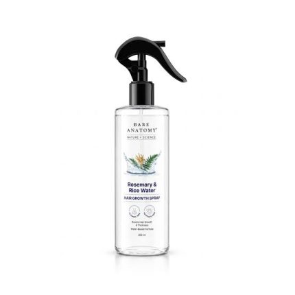 Bare Anatomy Rosemary Rice Water Spray for Hair Growth 200ml